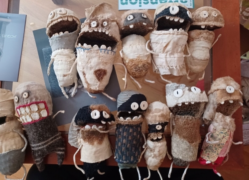 alicia lasne,halle saint-pierre,étoffe des rêves,atelier véron,broderie brute,créations textiles,pachamama,textiles péruviens