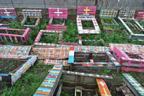 zones interstitielles de création, street art sauvage, jardin partagé improvisé, carrés de culture potagère, art brut