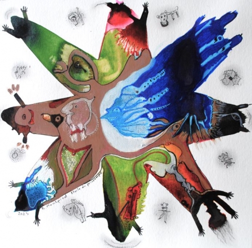 20 Série Etoiles. L'Etoile du printemps, 30x30cm, 2023 (2).jpg